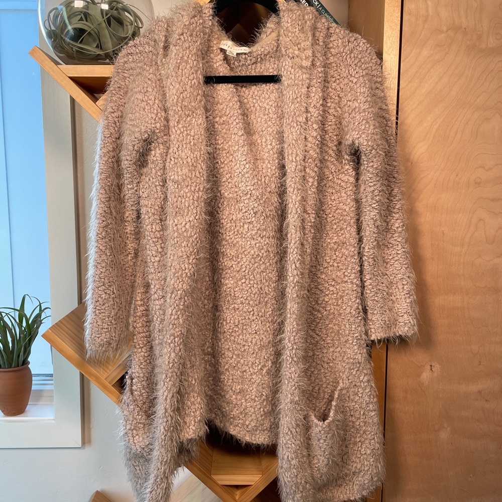 LoveStitch soft fuzzy cardigan